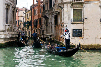 Venice gondolas